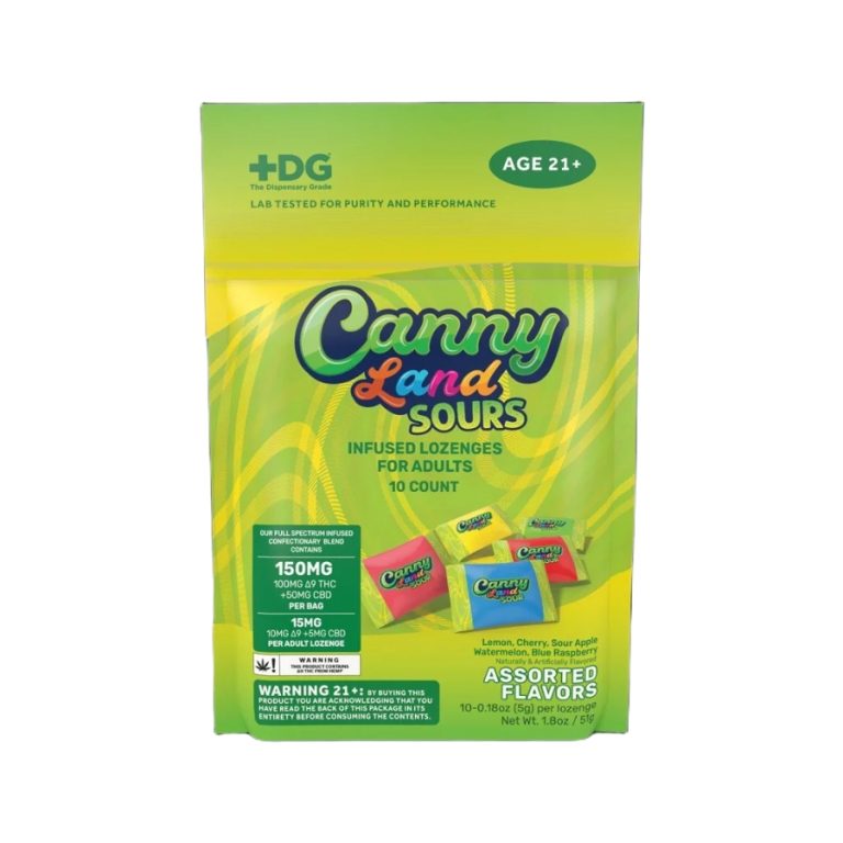 CannyLand Assorted Sour Lozenges  - Edible Lozenges