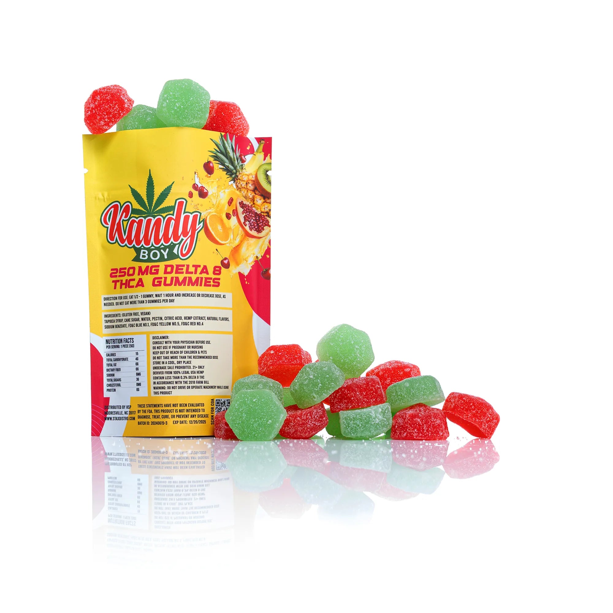 250MG (10ct) Delta 8 Gummies - Kandy Boy