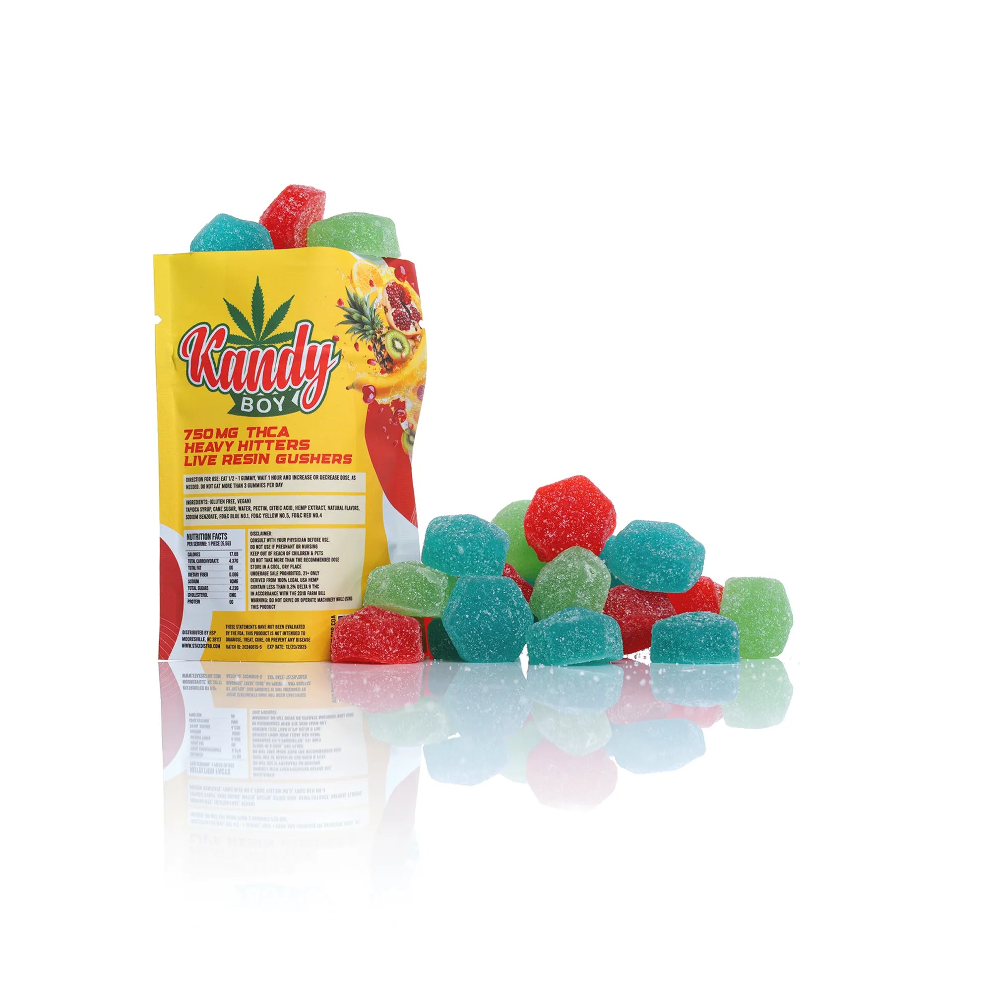 750MG (5ct) Heavy Hitters Live Resin Gushers - Kandy Boy