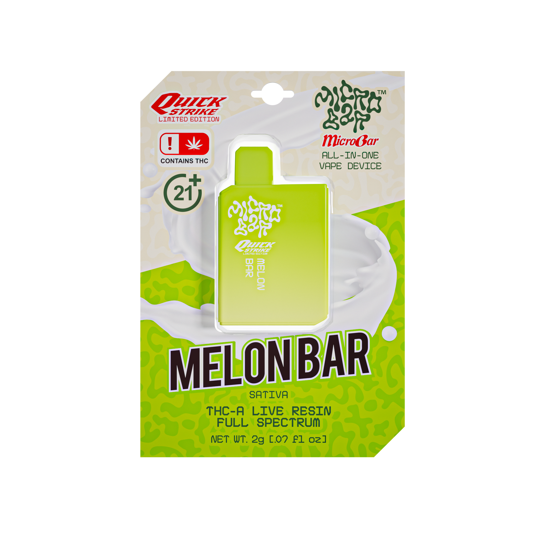 MicroBar Melonbar - Extracts THCA Vapes