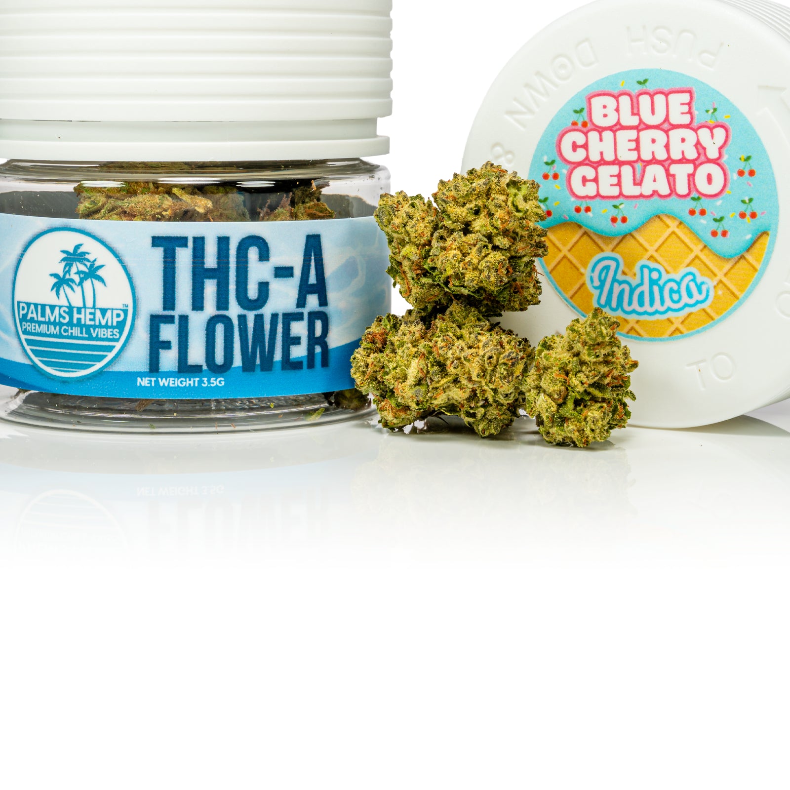Palms-THCAFlower-BlueCherryGelato