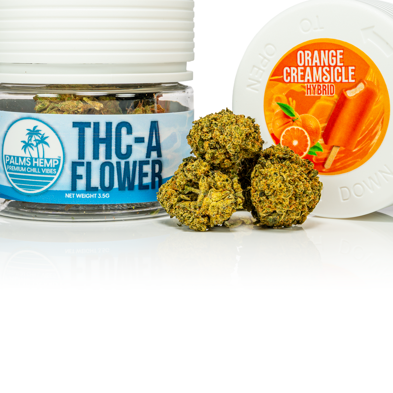 Palms-THCAFlower-OrangeCreamsicle