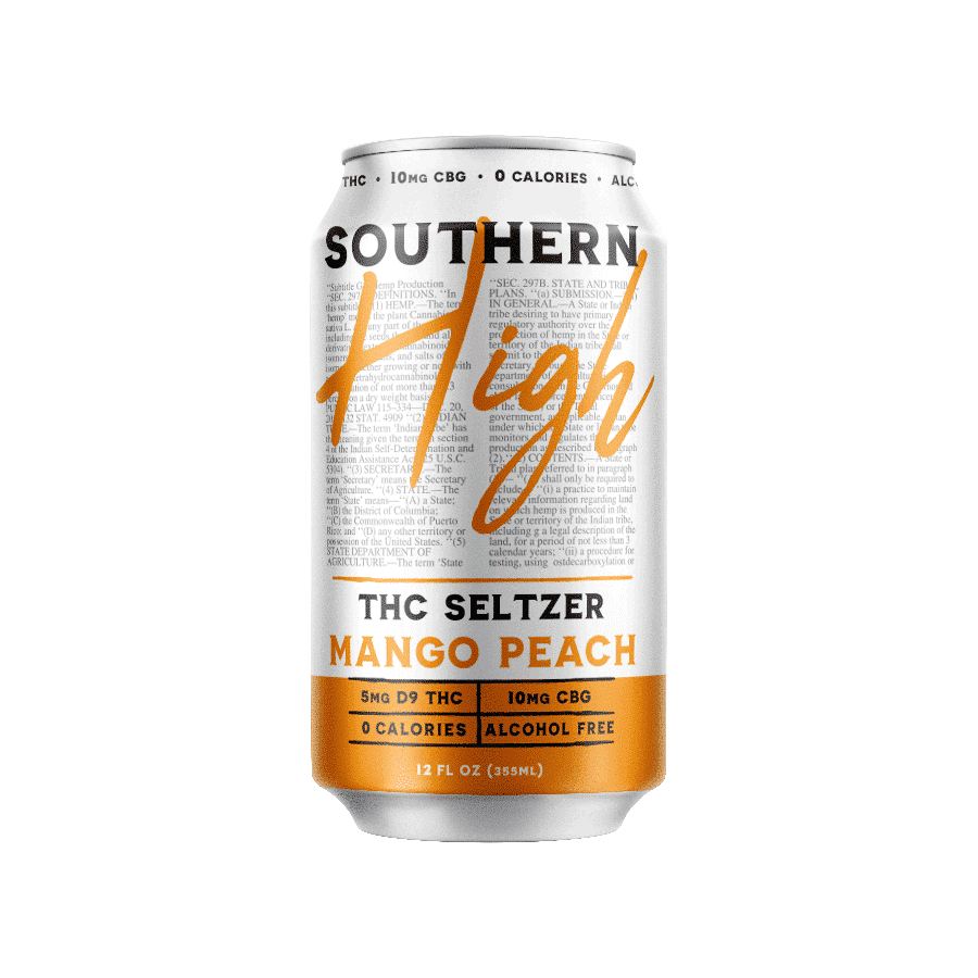 Southern High Seltzers Mango Peach