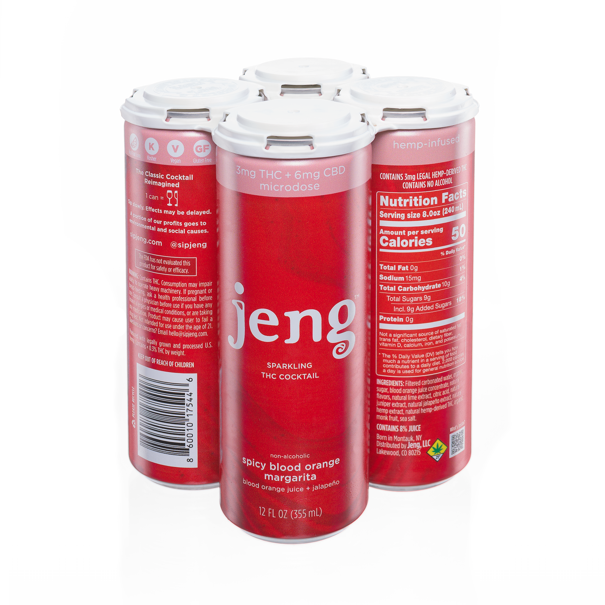 Jeng Spicy Blood Orange Margarita - Drink Cocktails