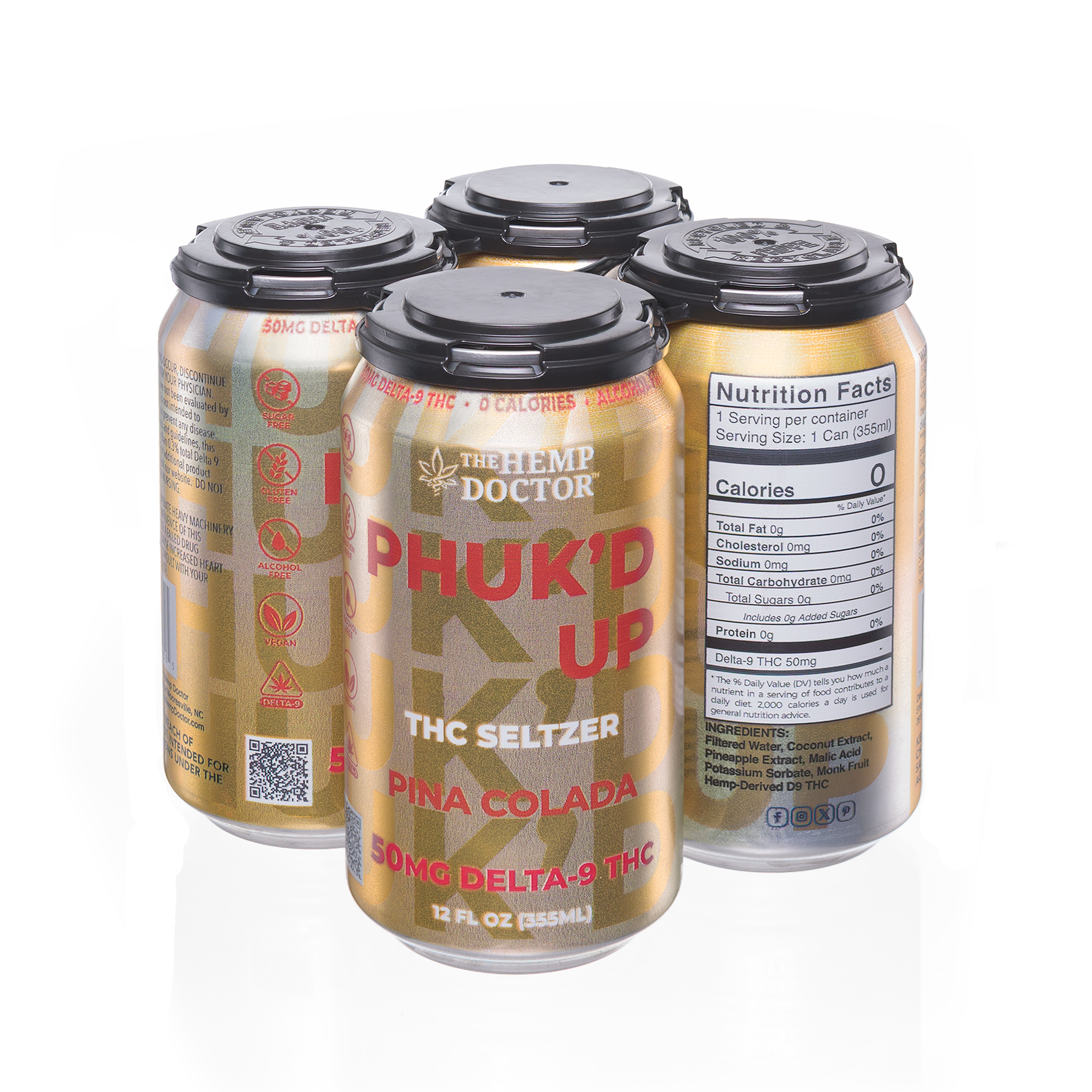 Phuk'd Up Pina Cola - Drink Seltzers