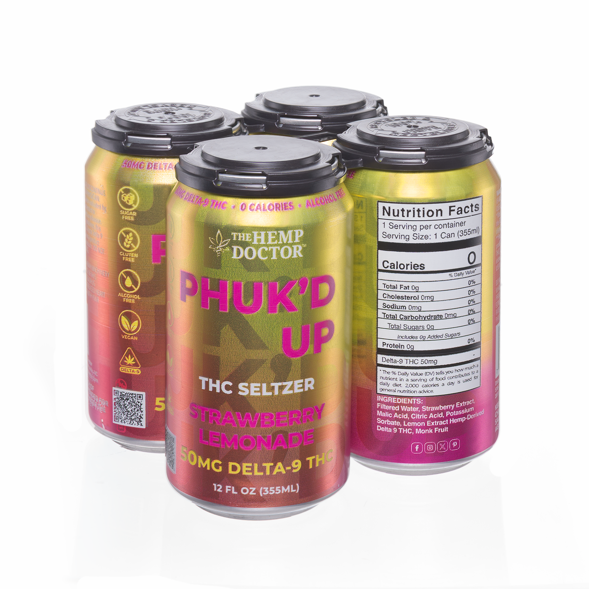 Southern High Strawberry Lemonade - Drink Seltzers