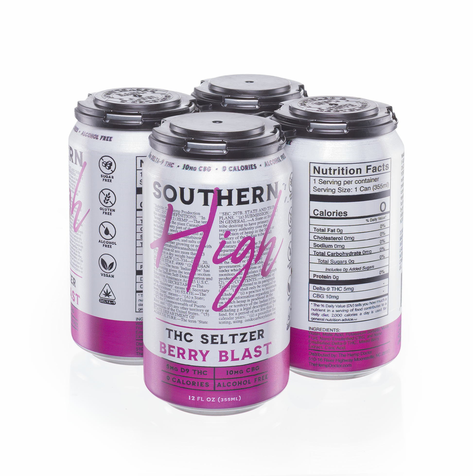 Southern High Berry Blast - Drink Seltzers