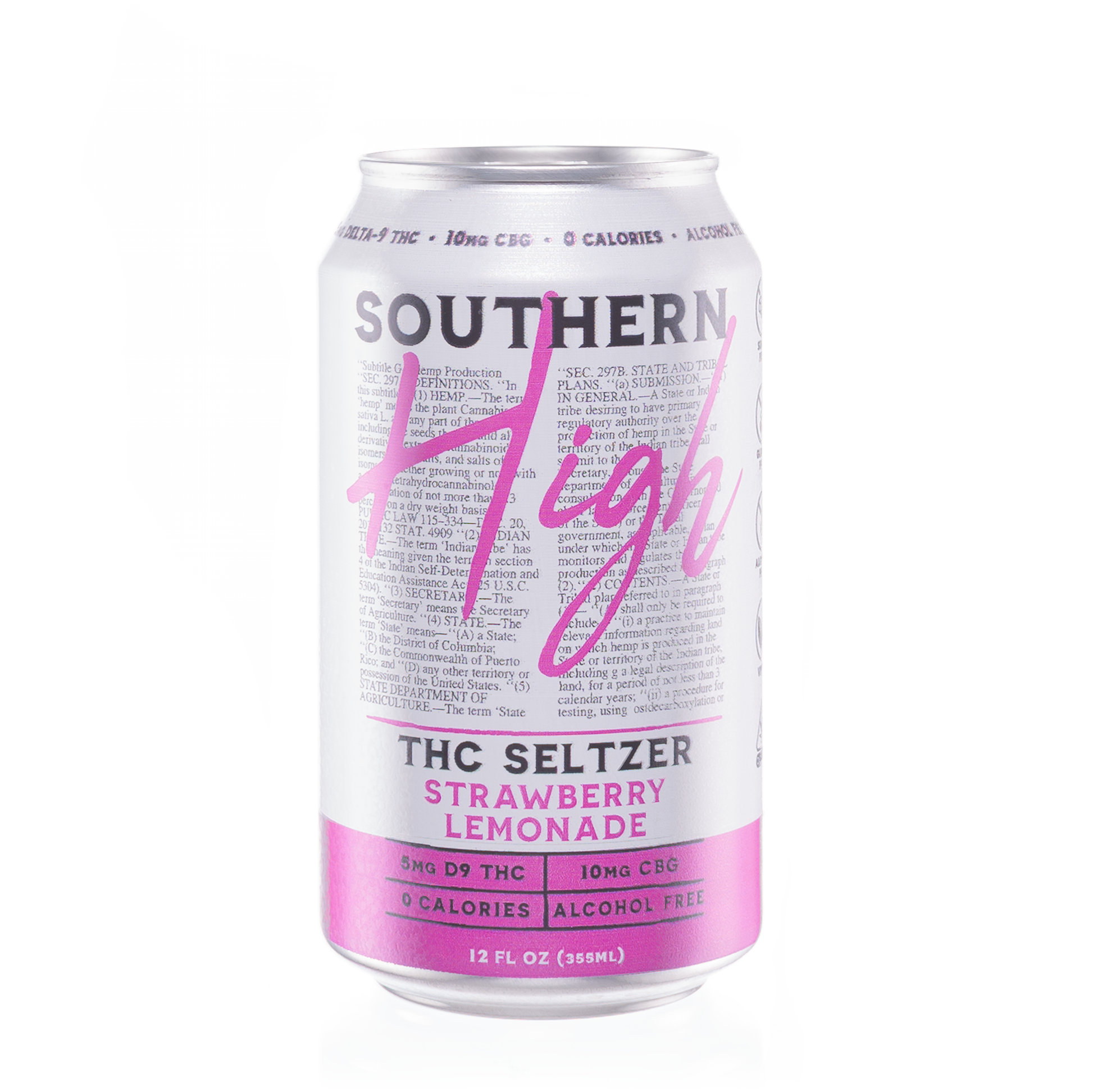 Southern High Strawberry Lemonade - Drink Seltzers
