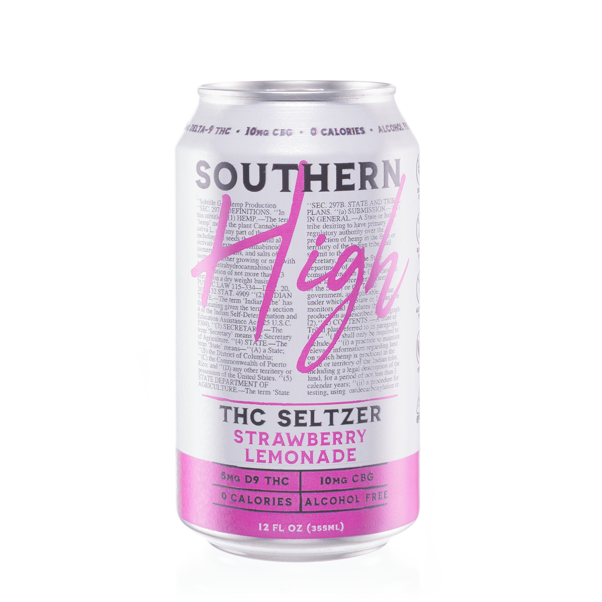 Southern High Strawberry Lemonade - Drink Seltzers