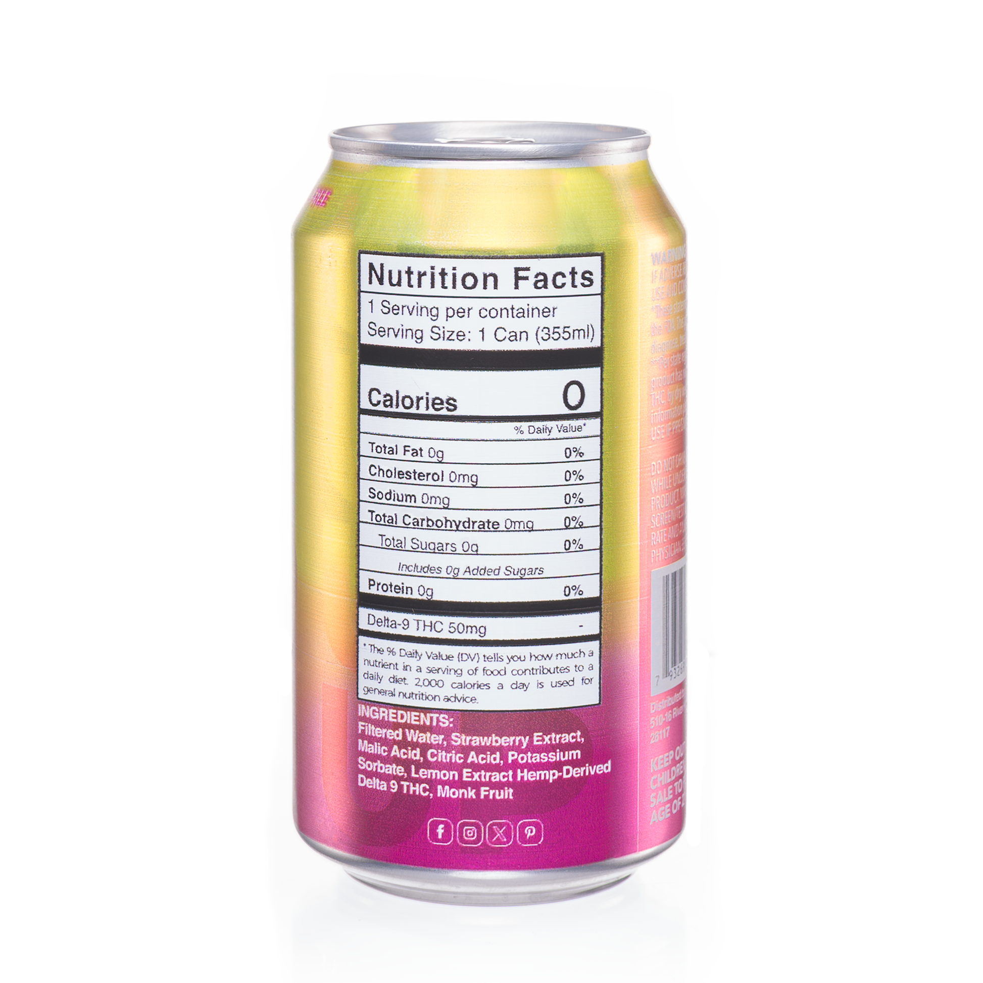 Southern High Strawberry Lemonade - Drink Seltzers