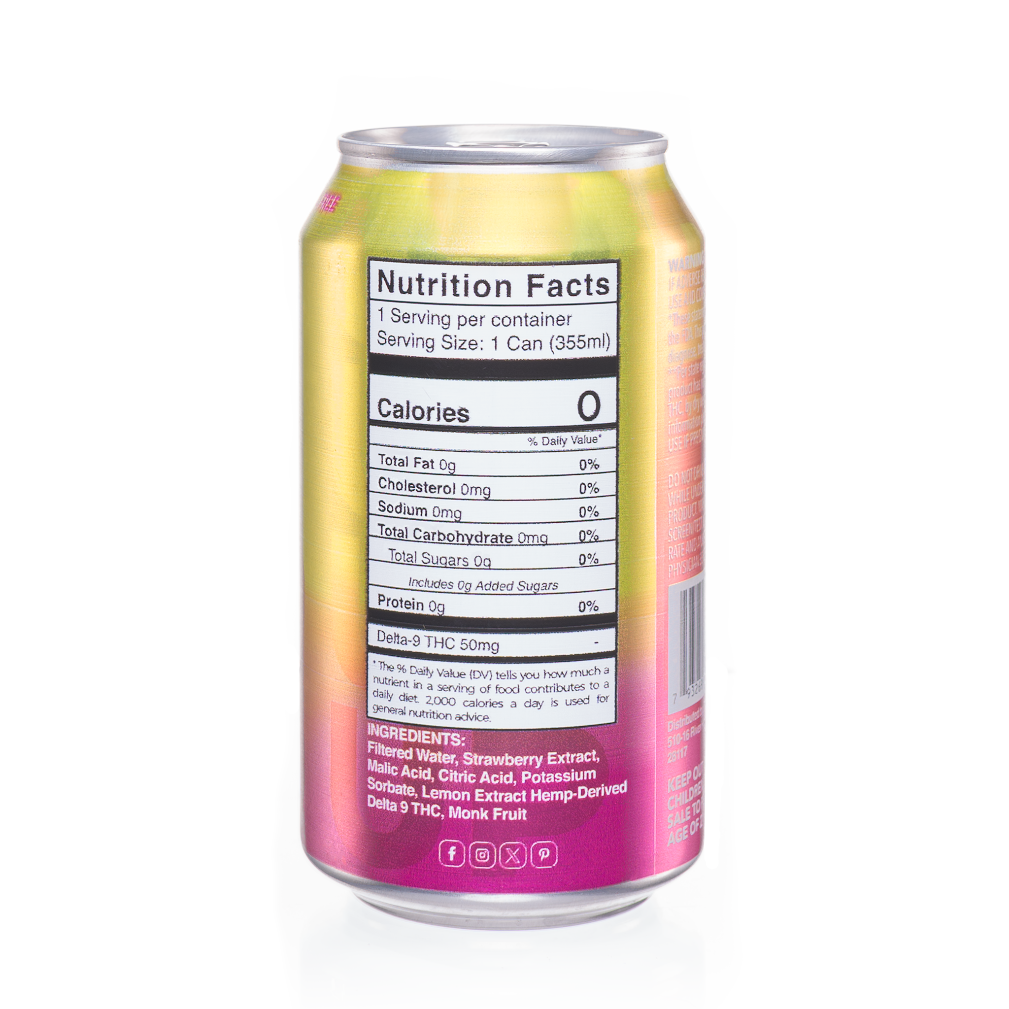 Southern High Strawberry Lemonade - Drink Seltzers