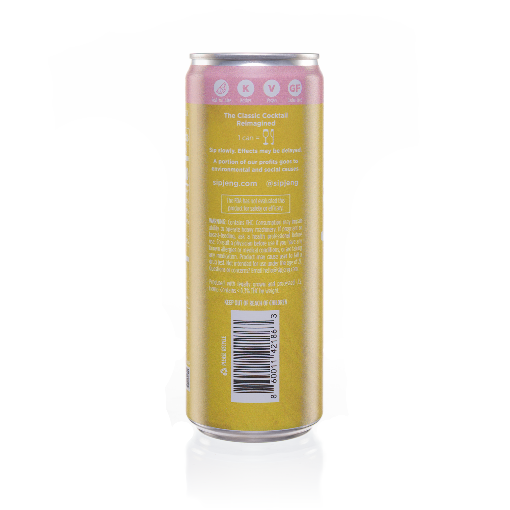 Jeng Lemon Basil Gimlet - Drink Cocktails