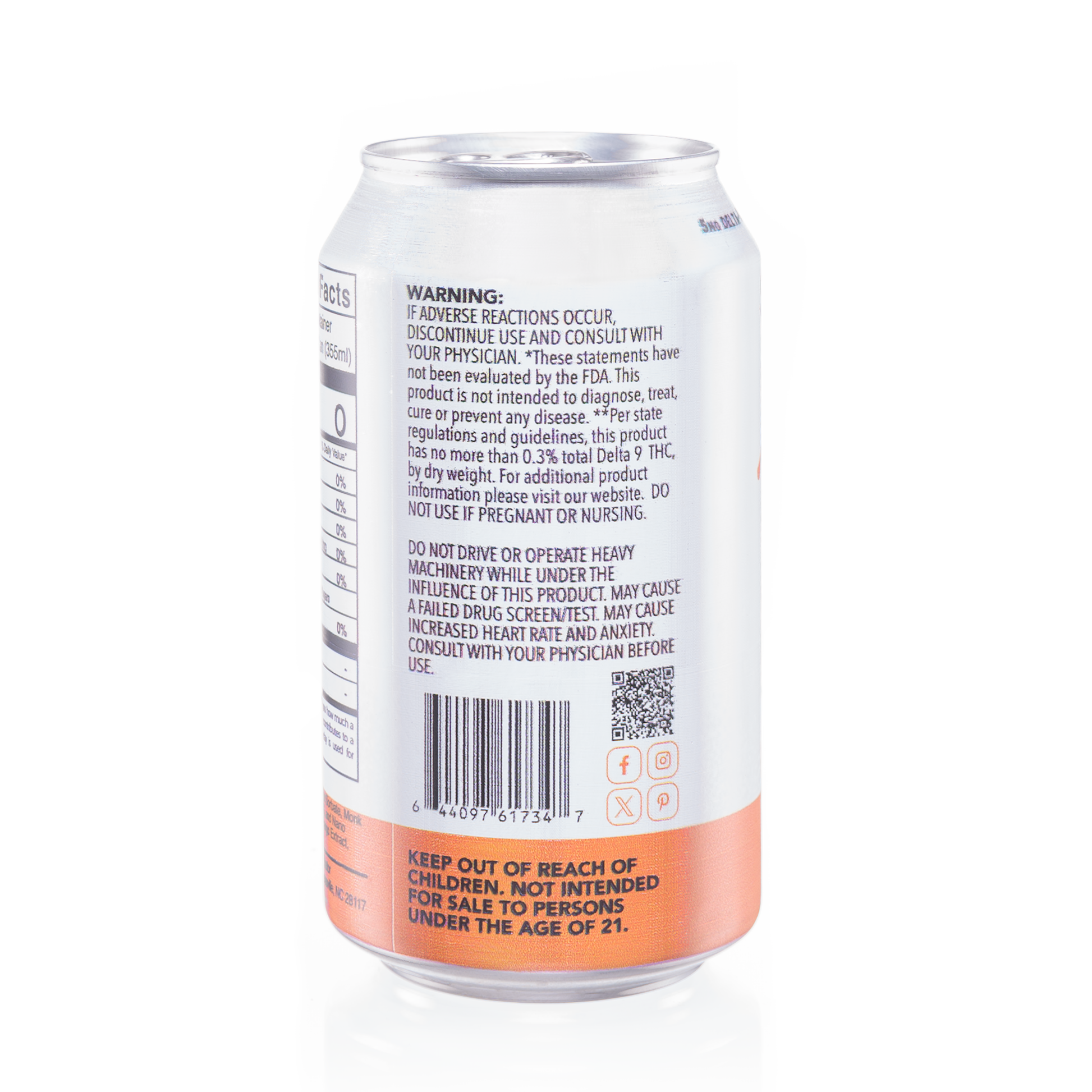 Southern High Mango Peach - Drink Seltzers