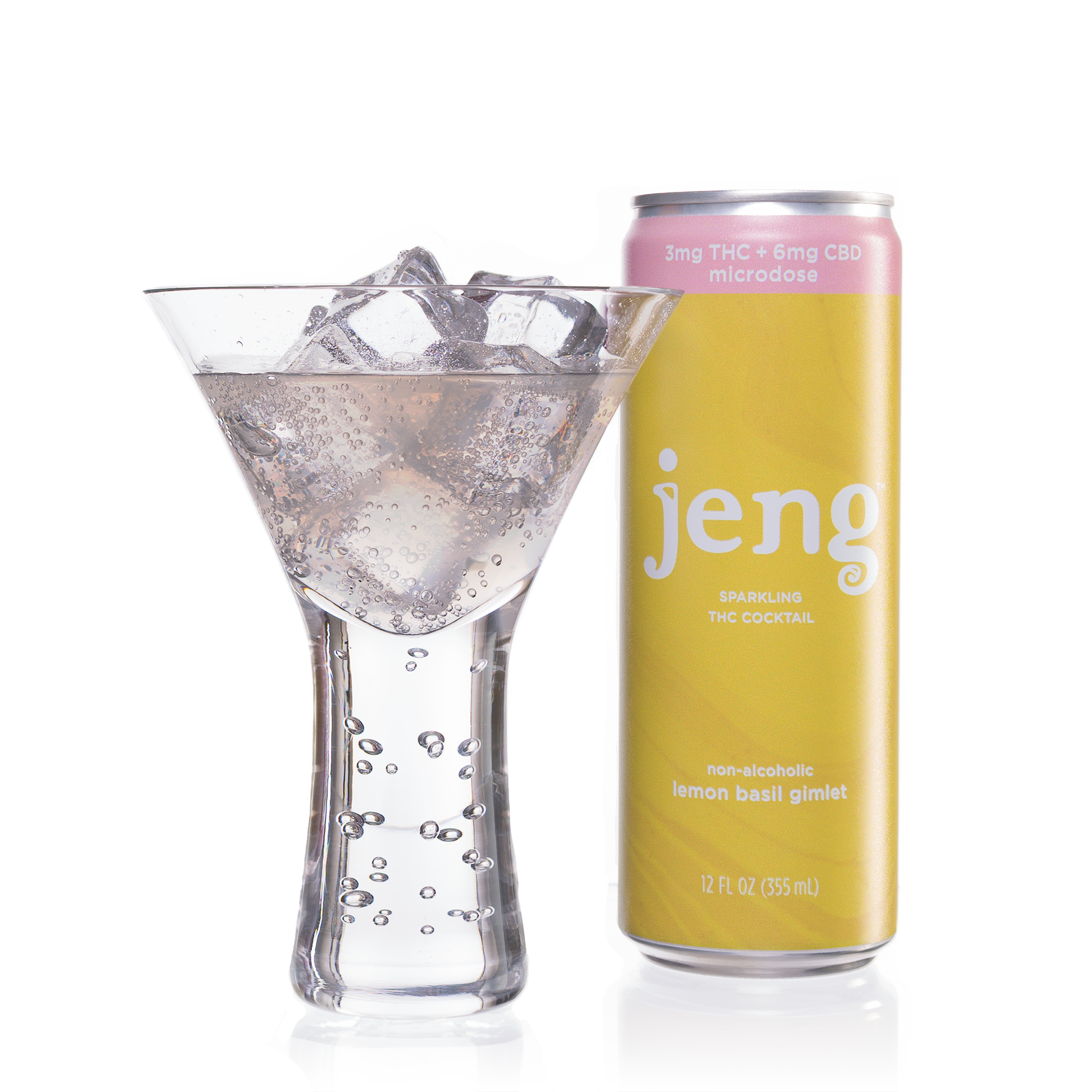 Jeng Lemon Basil Gimlet - Drink Cocktails