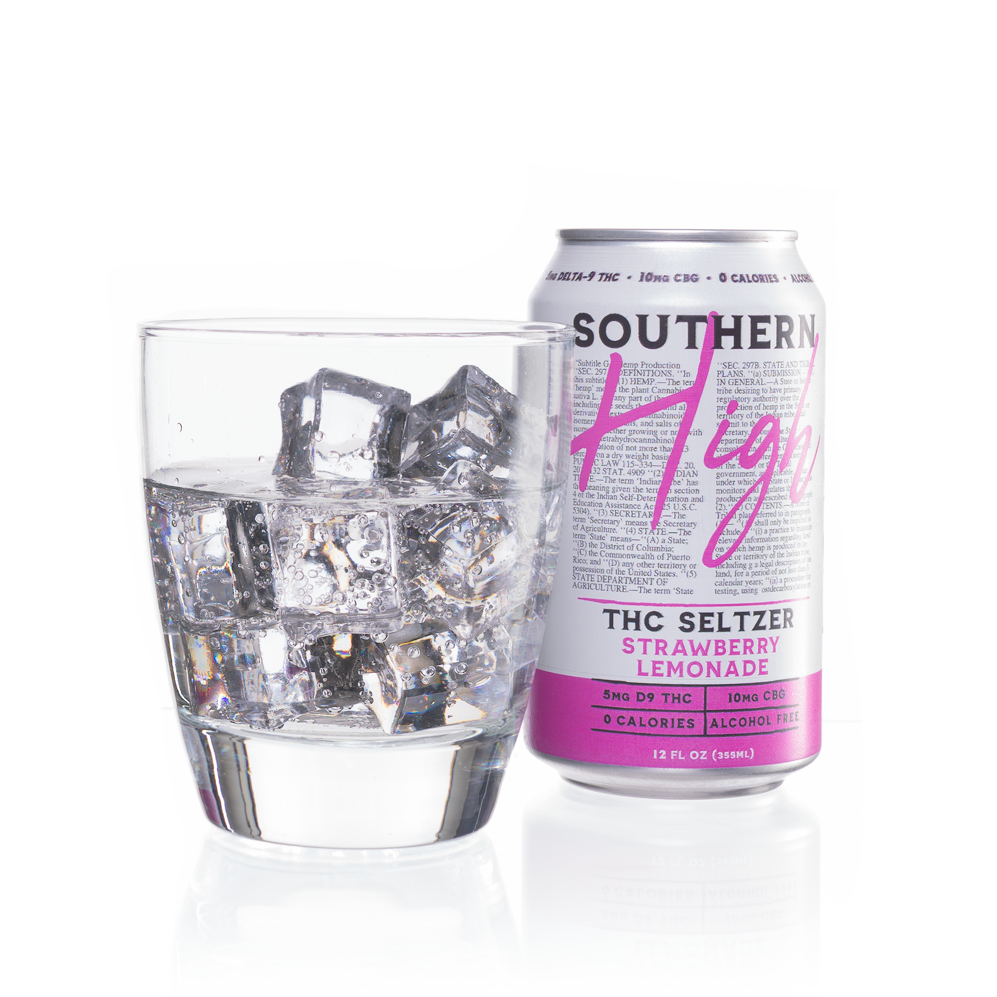 Southern High Strawberry Lemonade - Drink Seltzers