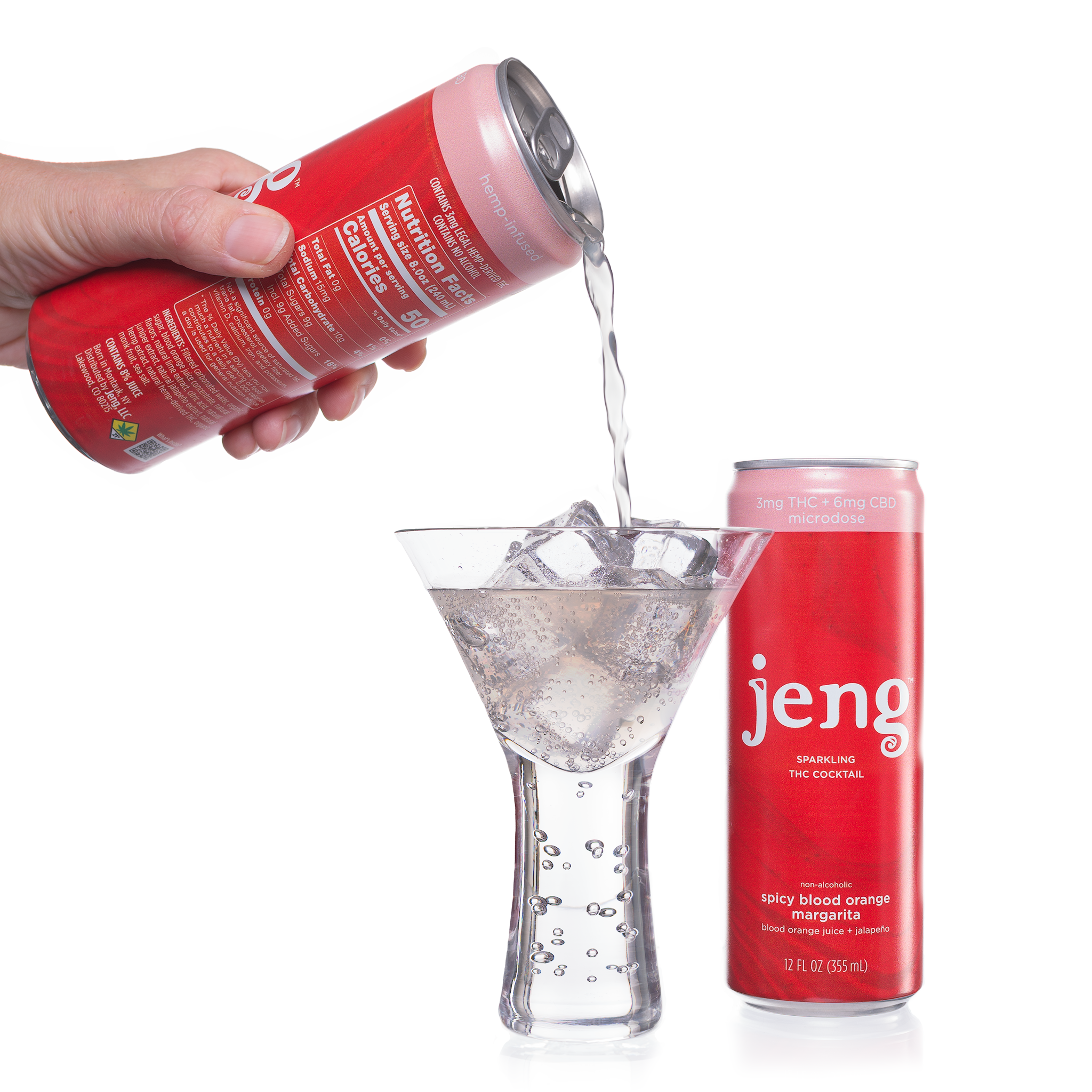 Jeng Spicy Blood Orange Margarita - Drink Cocktails