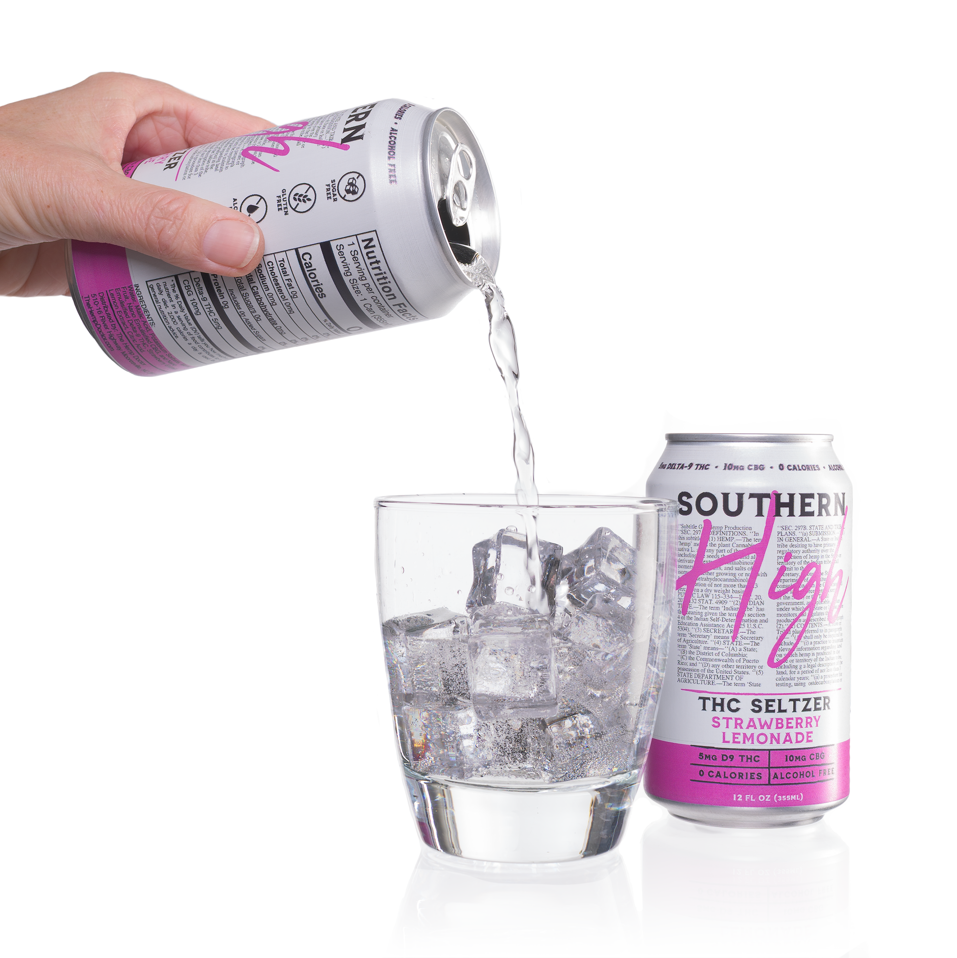 Southern High Strawberry Lemonade - Drink Seltzers