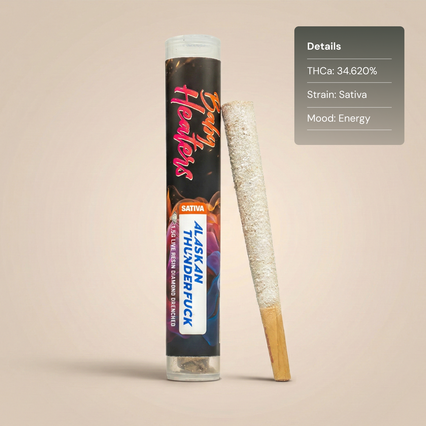 Baby Heaters Alaskan Thunderfuck - Pre-Roll Cone