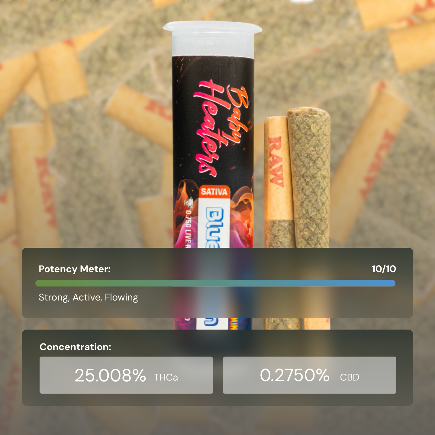 Baby Heaters Blue Dream - Pre-Roll Cone