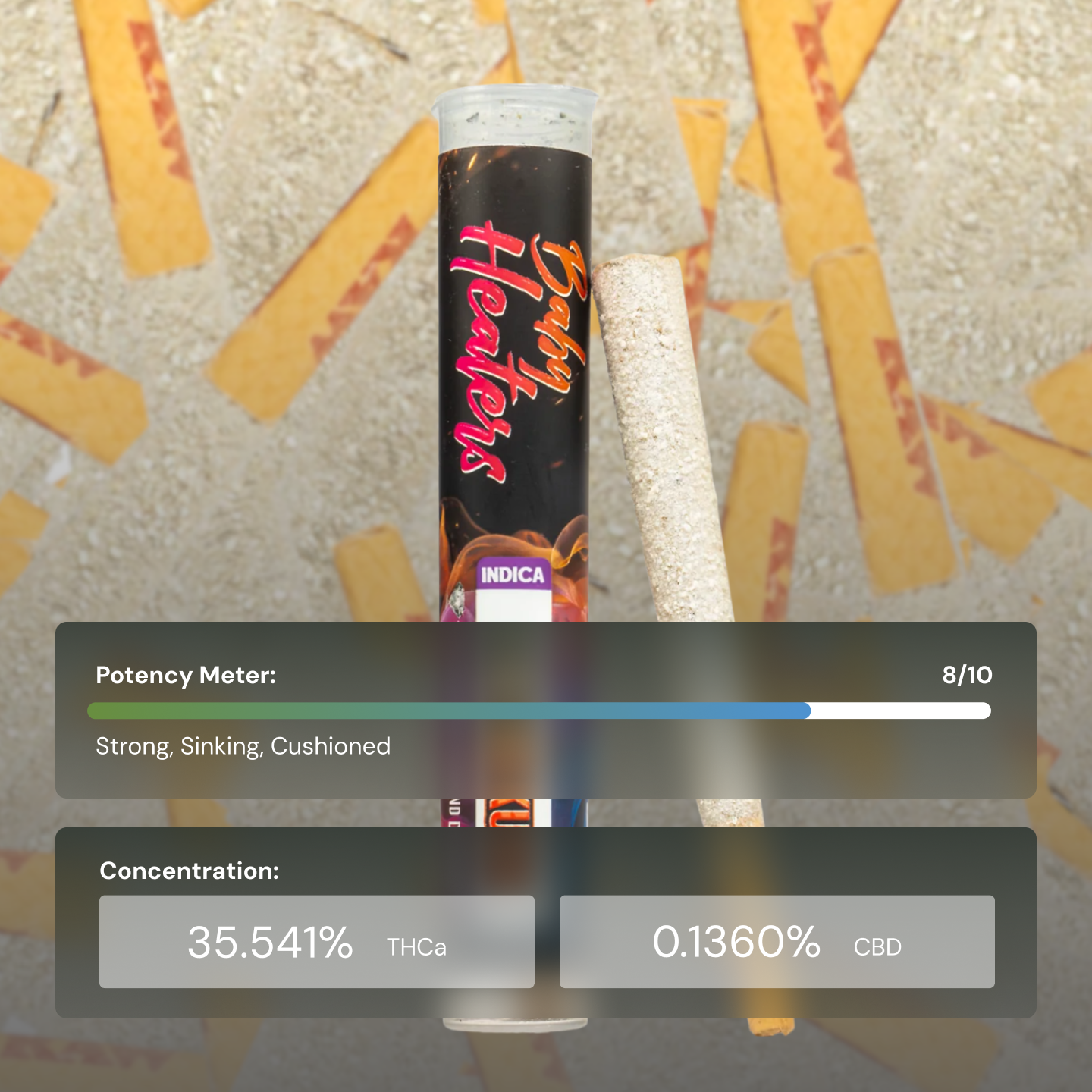 Baby Heaters Fire OG Kush - Pre-Roll Cone