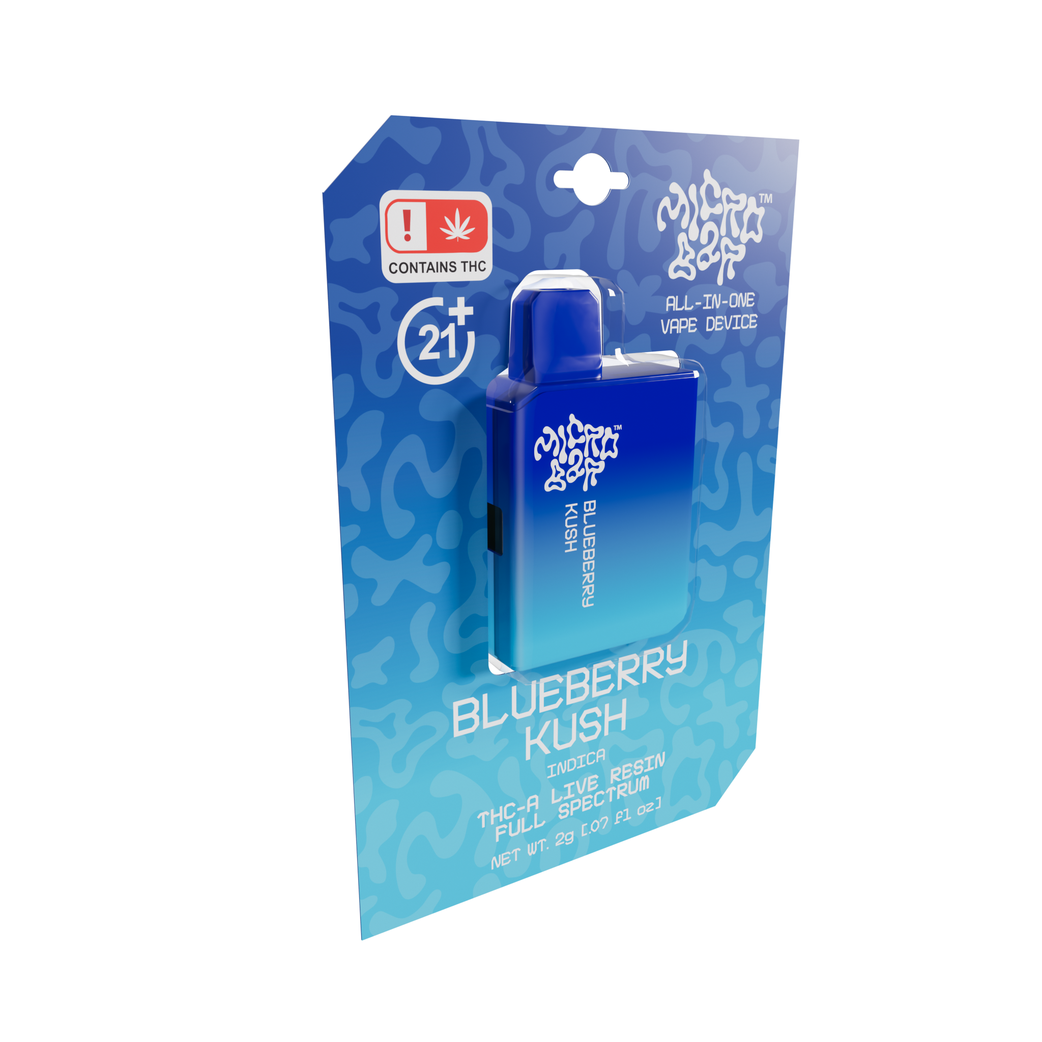 blueberry kush disposable vape MicroBar Blueberry Kush
