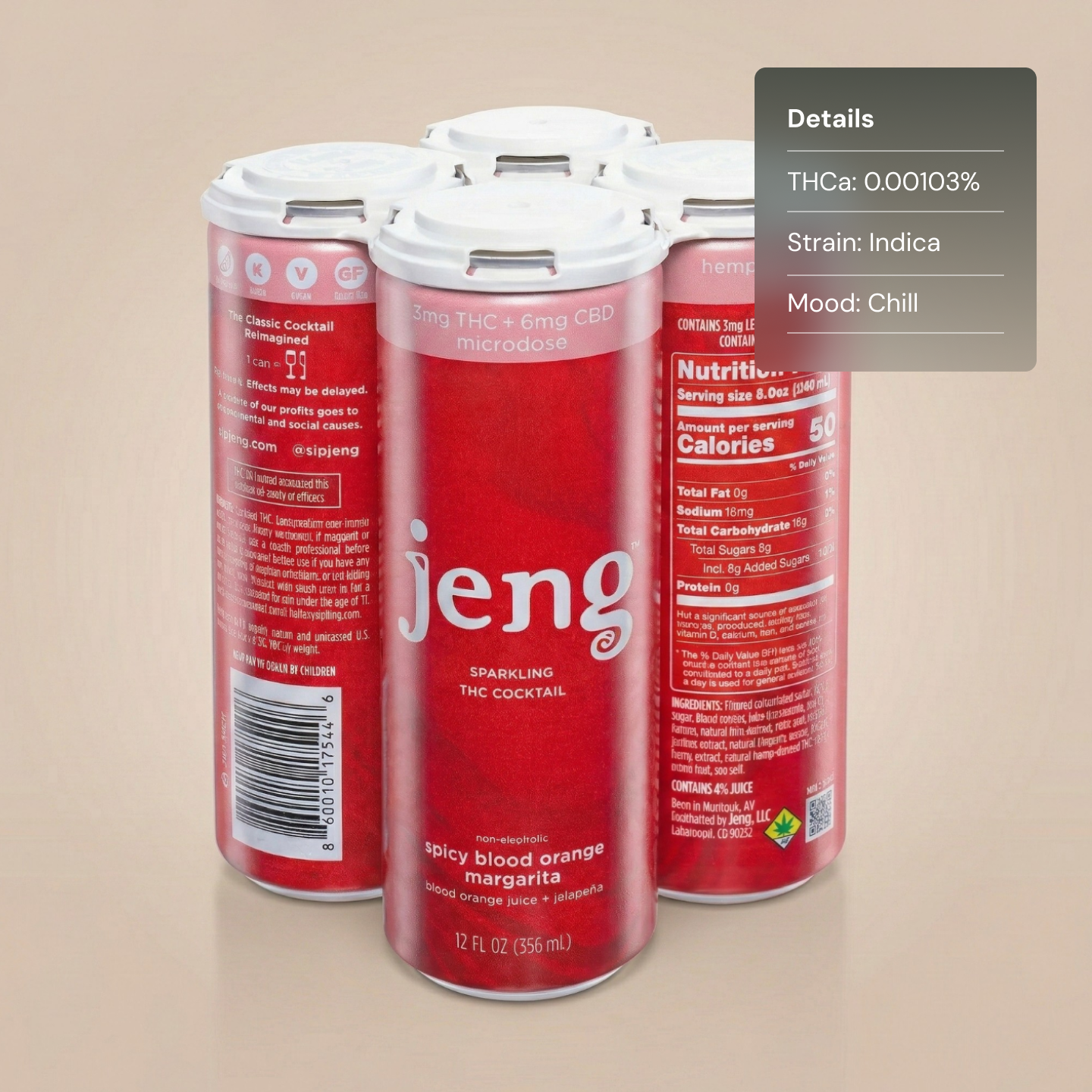 Jeng Spicy Blood Orange Margarita - Drink Cocktails