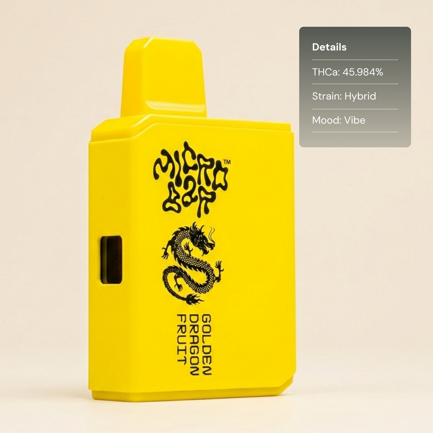 MicroBar Golden Dragonfruit - Extracts THCA Vapes