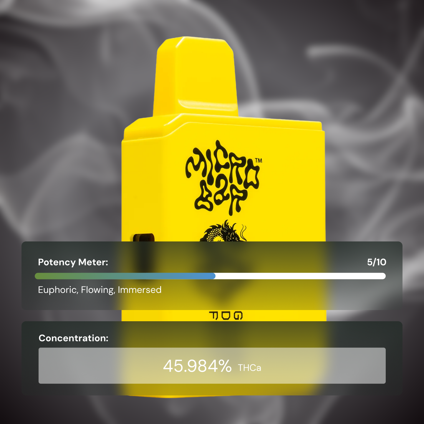 MicroBar Golden Dragonfruit - Extracts THCA Vapes