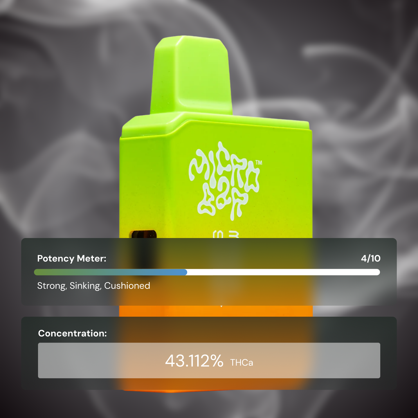 MicroBar Mango Sunset - Extracts THCA Vapes