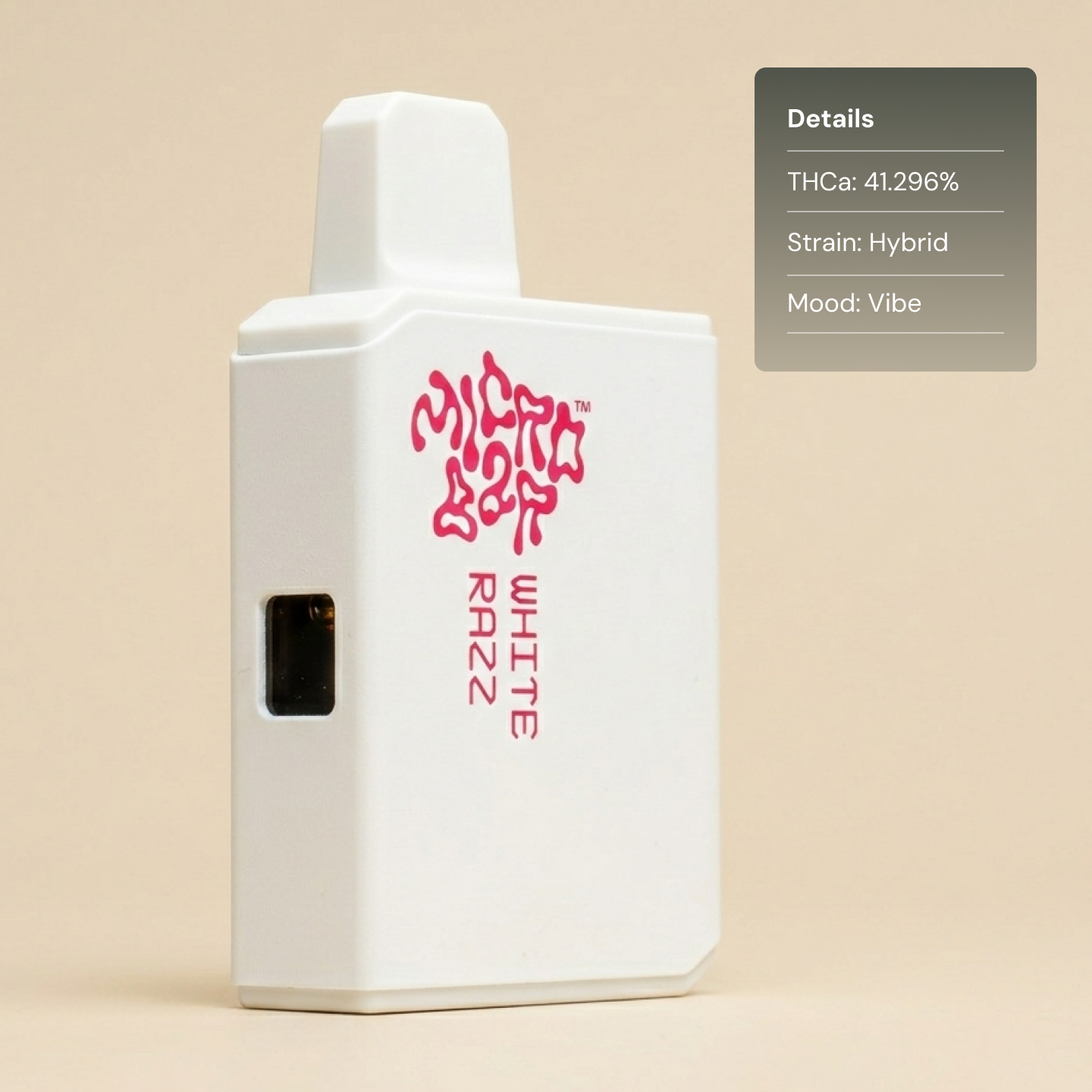 MicroBar White Razz - Extracts THCA Vapes