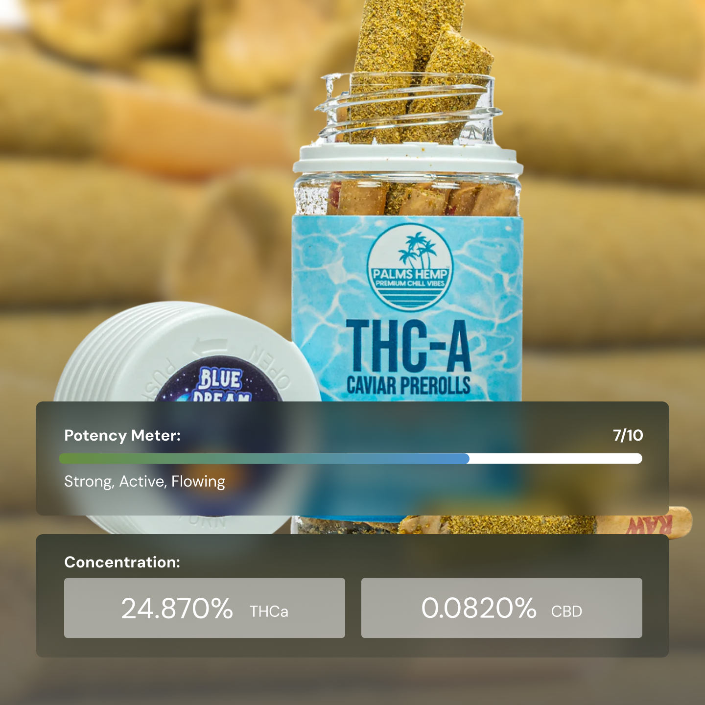 Palms Blue Dream Pie - Pre-Roll Cone