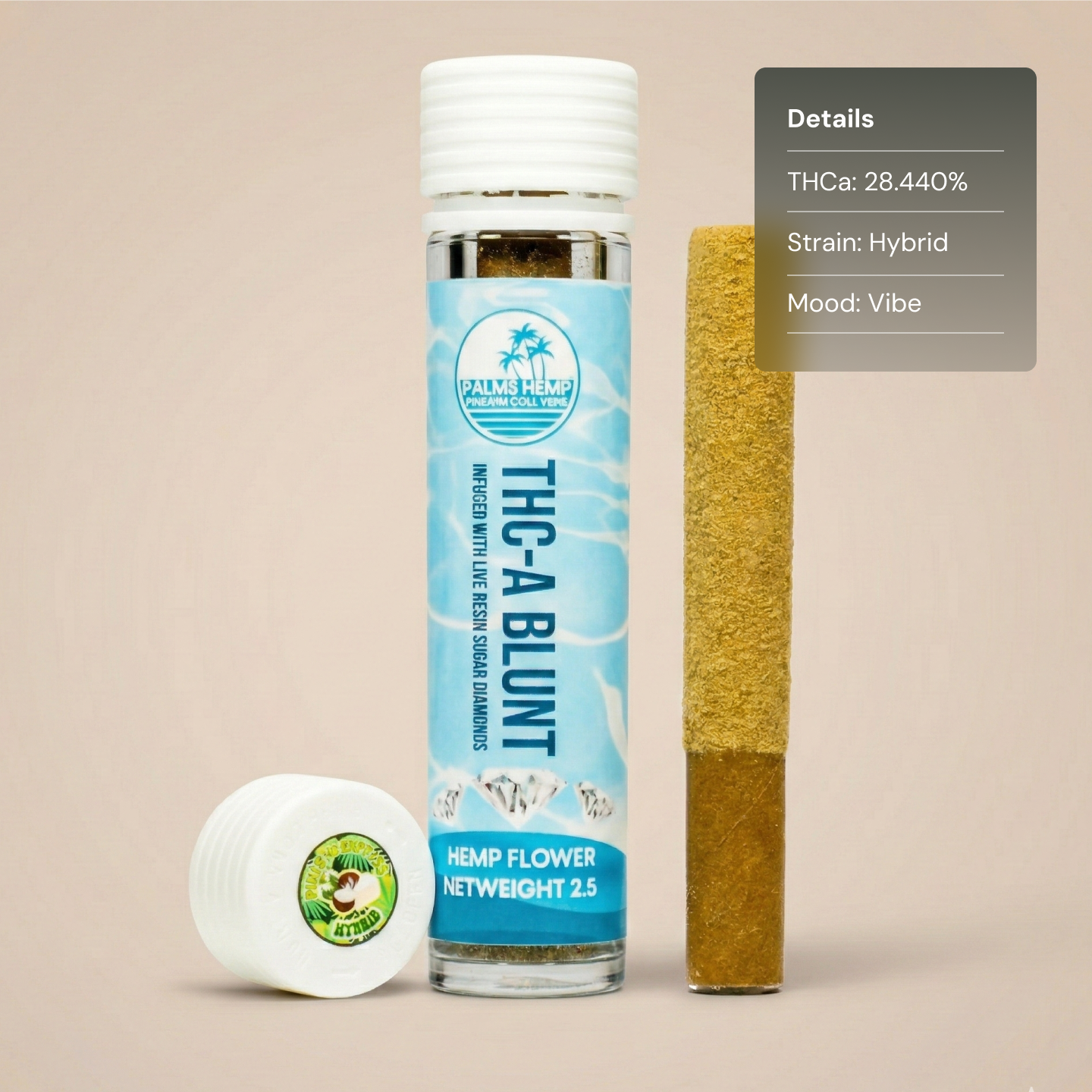 Palms White Coconut Pie - Pre-Roll Blunt