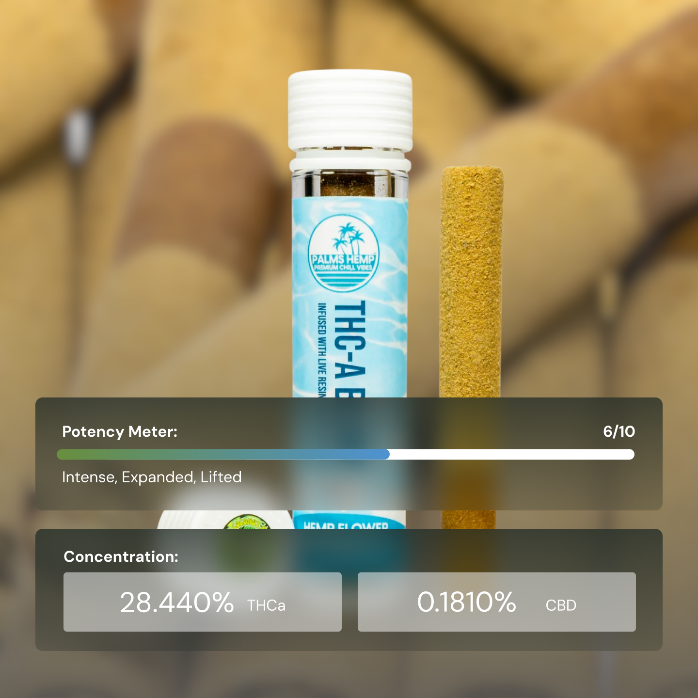 Palms White Coconut Pie - Pre-Roll Blunt