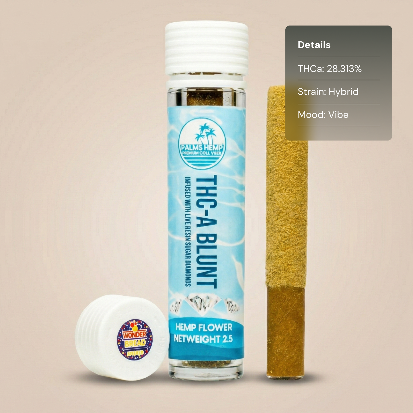 Palms Wonder Bread - Pre-Roll Blunt