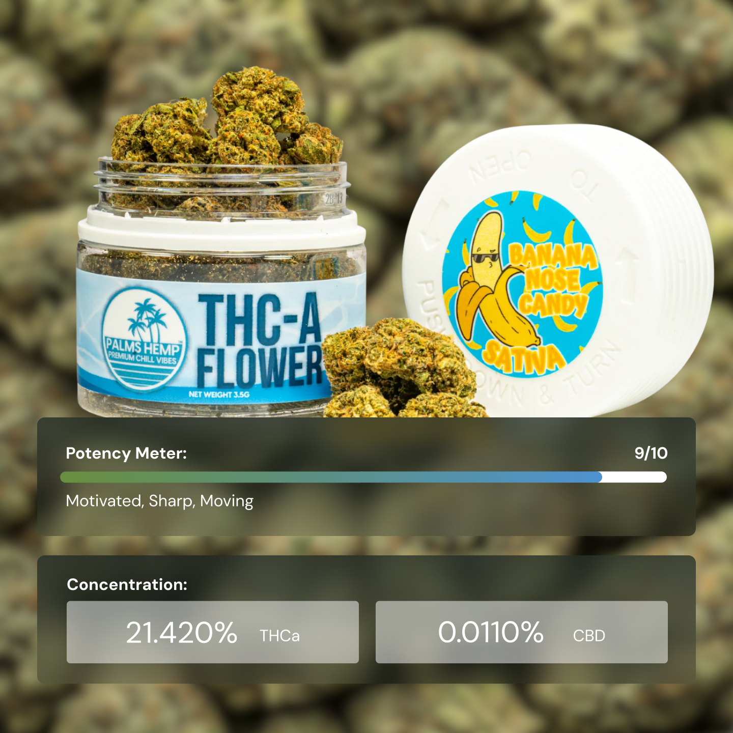 Palms Banana Nose Candy - Flower Mediums