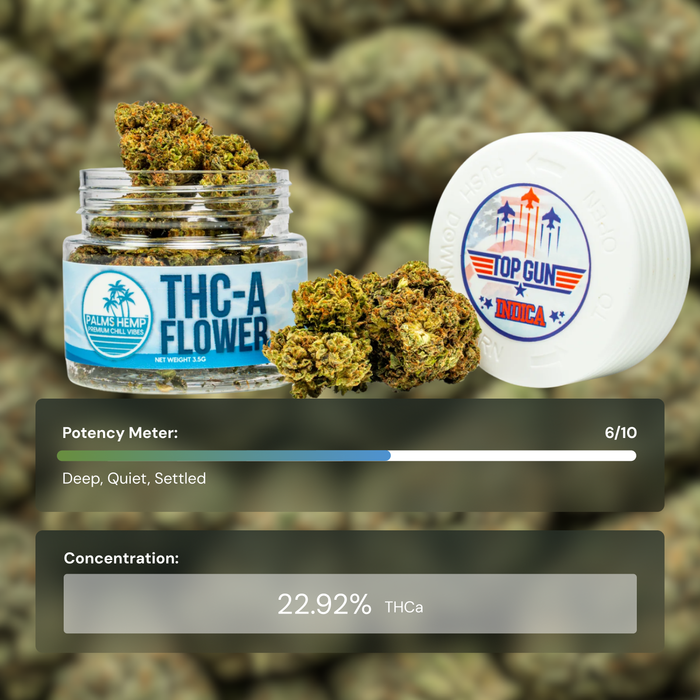 Palms Top Gun - Flower Mediums