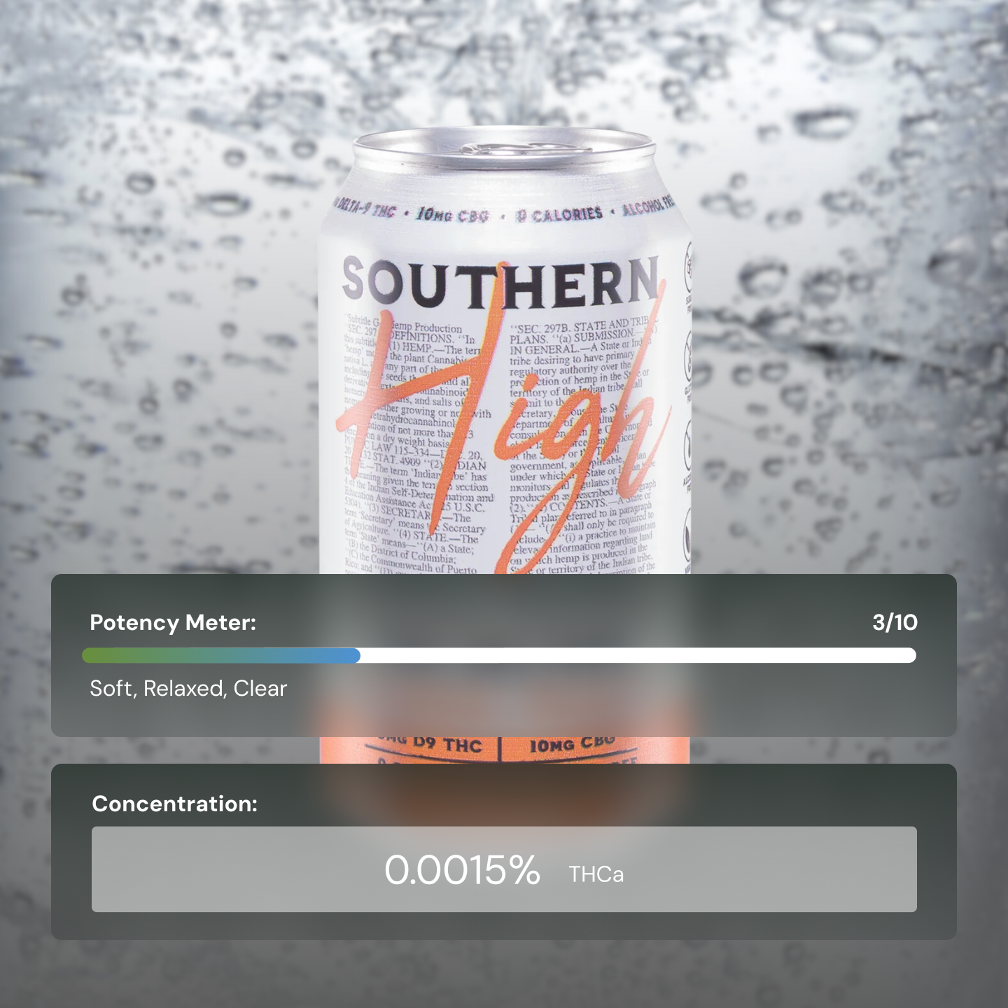 Southern High Mango Peach - Drink Seltzers