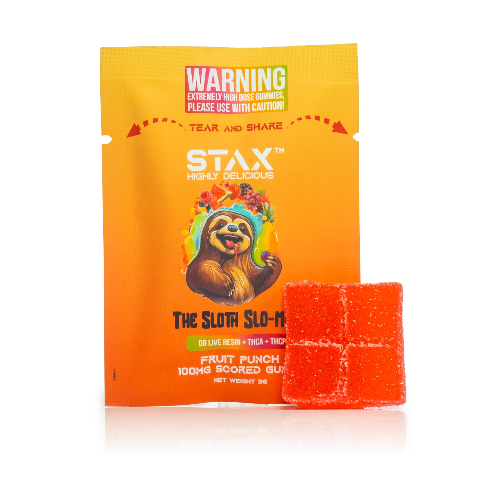 Stax Sachet Sloth 100mg