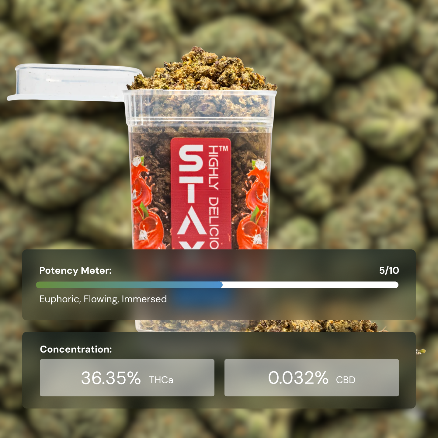 Stax Cherry Fairydust - Flower Diamond Dust