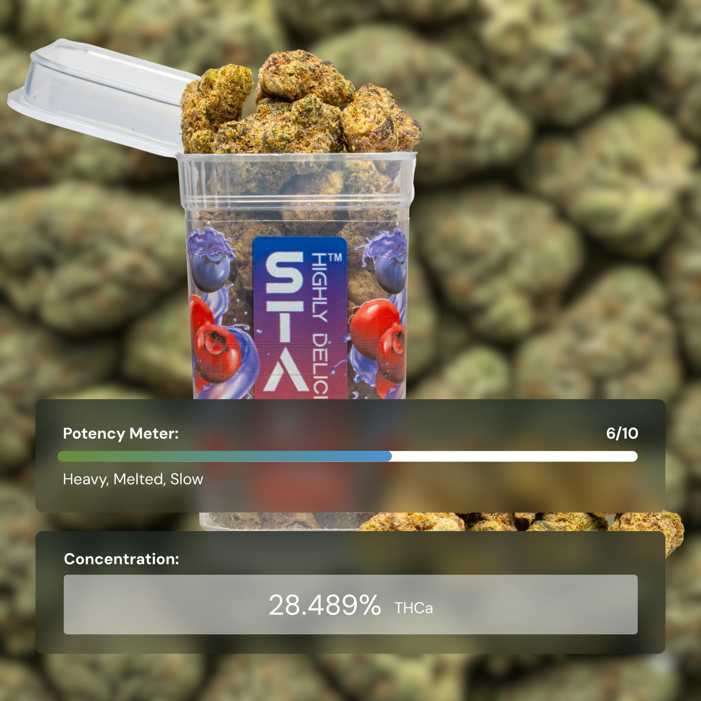 Stax Huckleberry Soda - THCA Flower Smalls