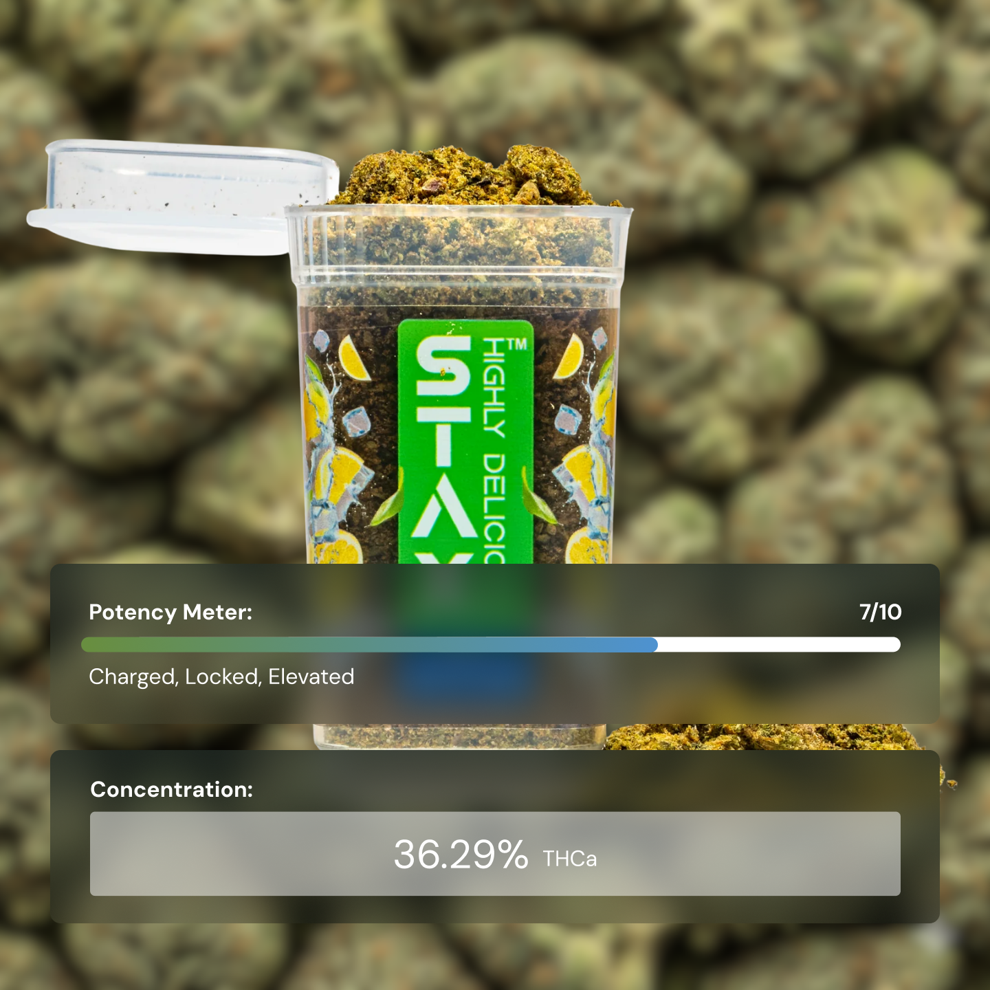 Stax Lemon Ice - Flower Diamond Dust