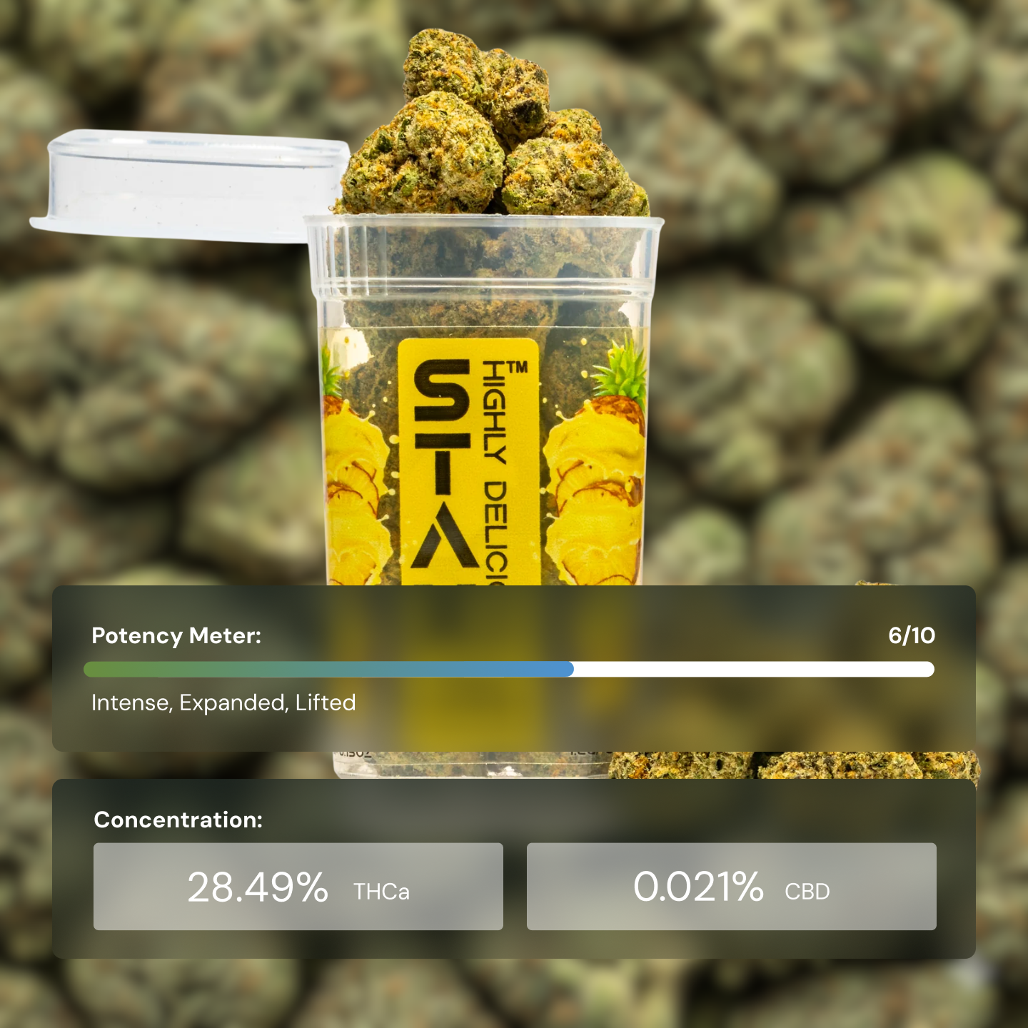 Stax Pineapple Dog Shit - THCA Flower Smalls