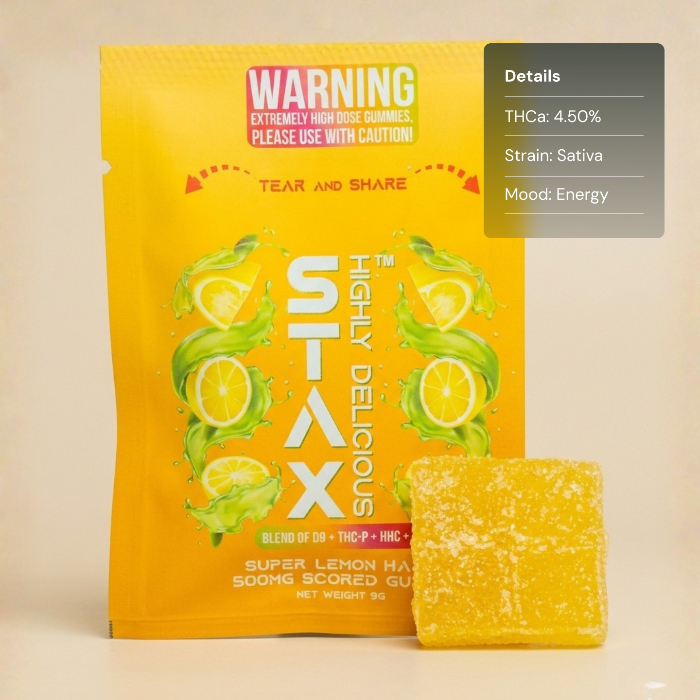 Stax Sachet 500mg