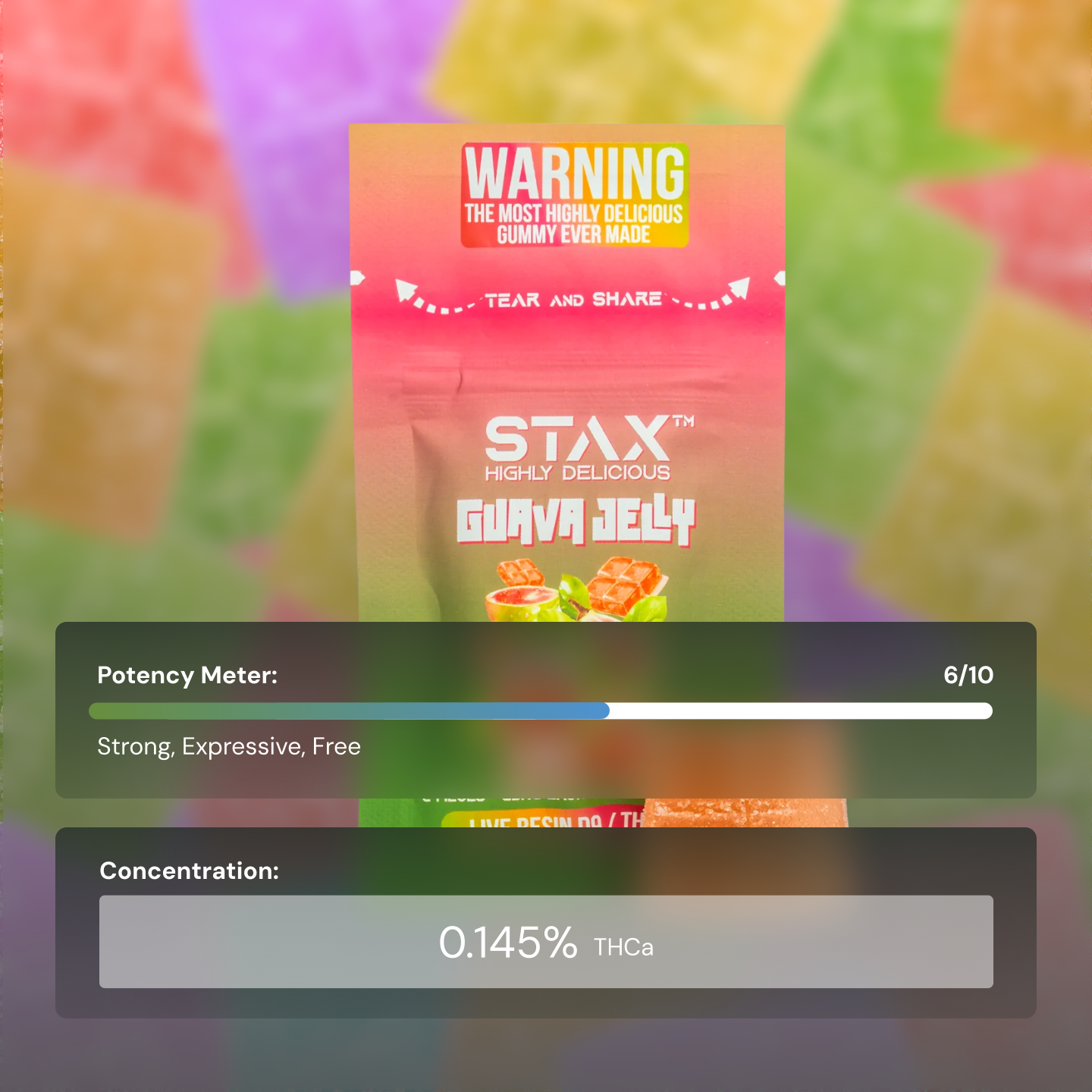 Stax Sachet THCA Live Resin 25mg