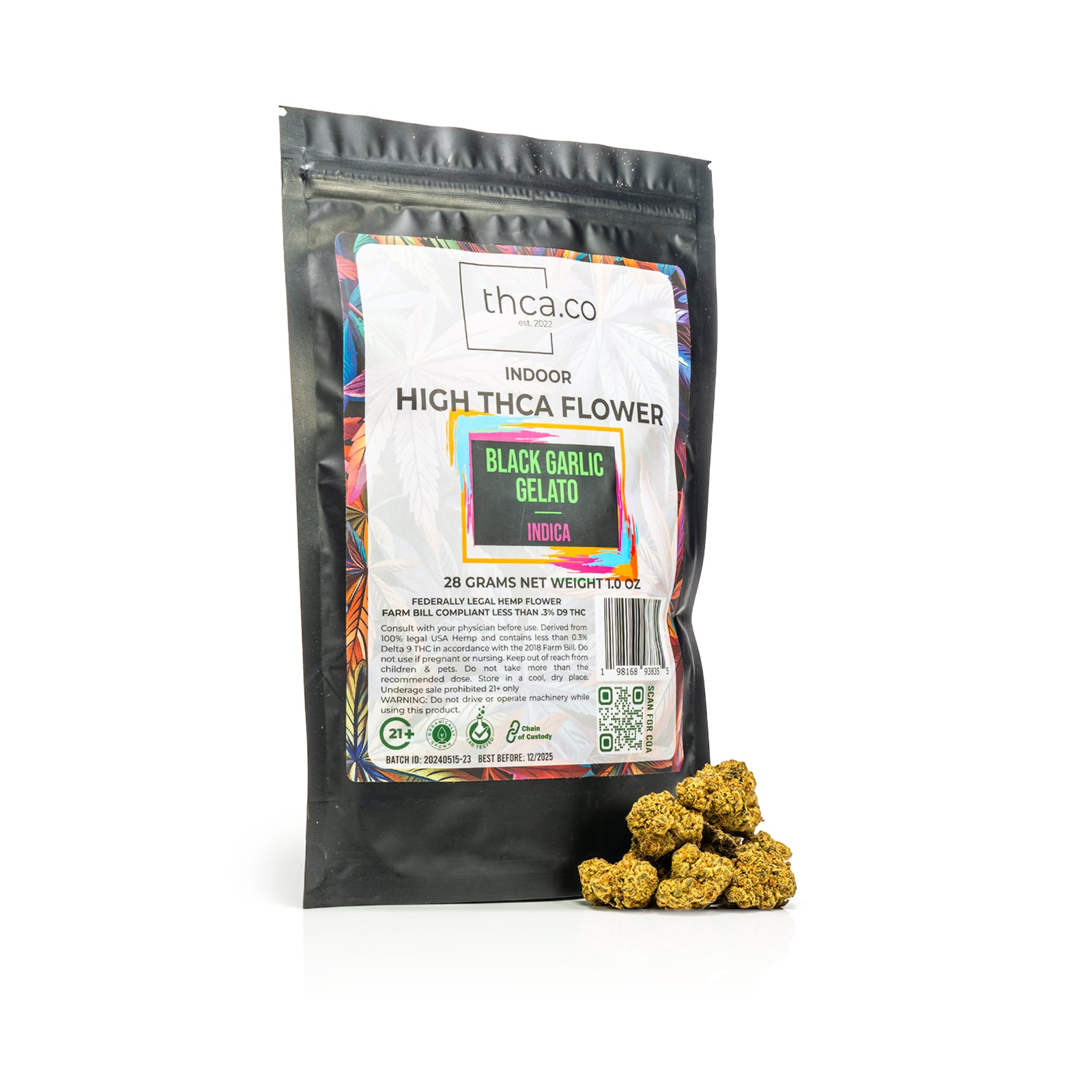 THCA.Co Black Garlic Gelato - Flower Mediums