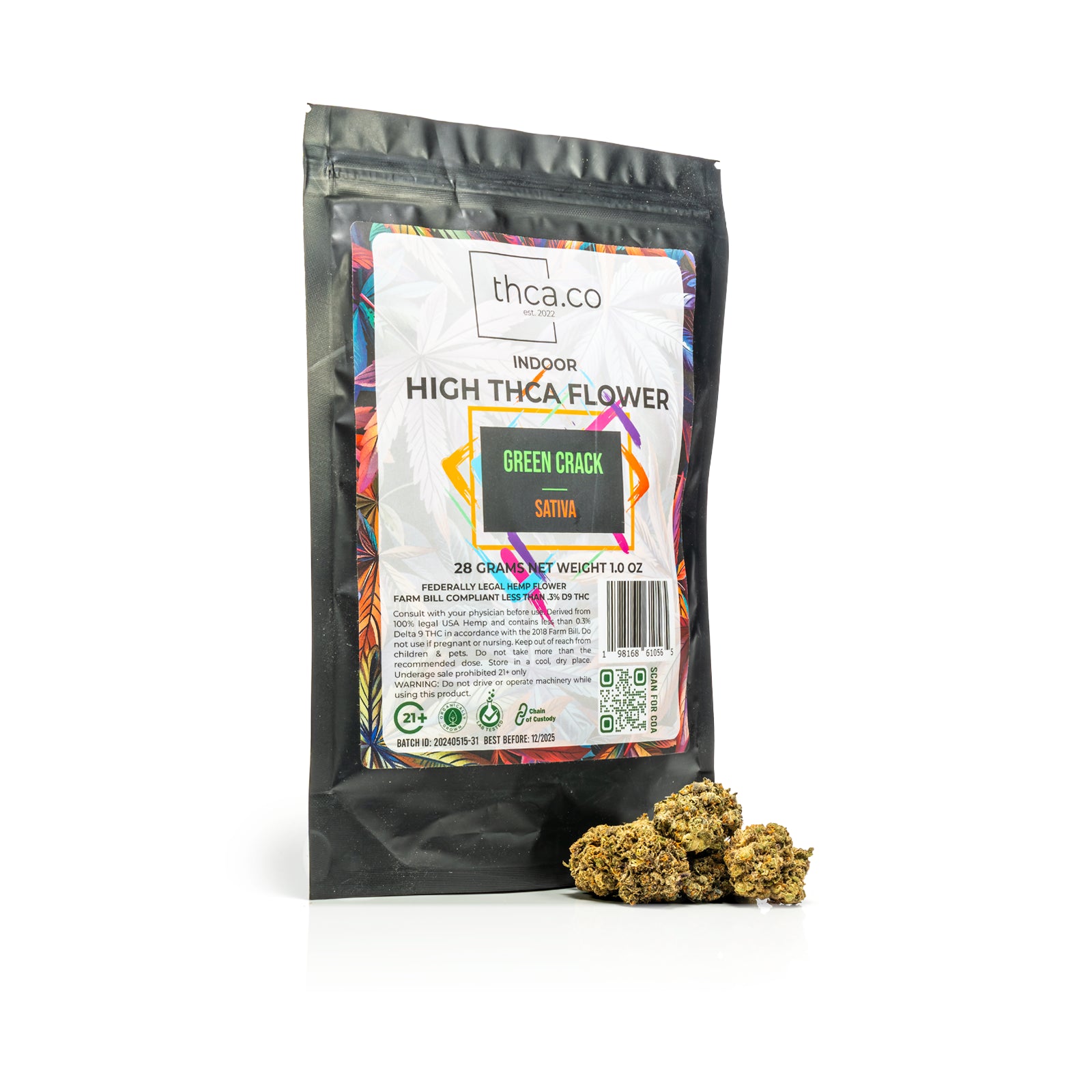 THCA.Co Green Crack - Flower Mediums