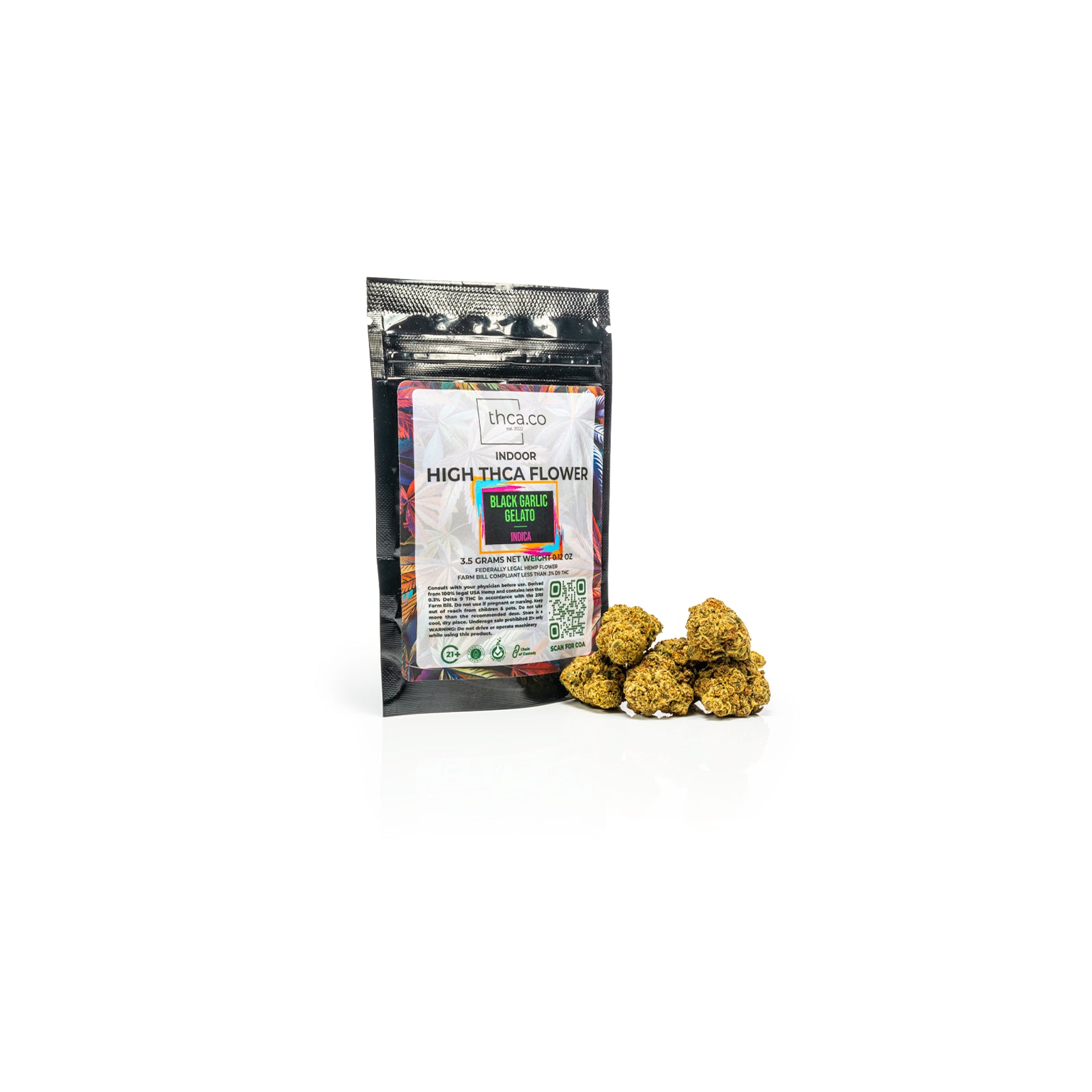 THCA.Co Black Garlic Gelato - Flower Mediums